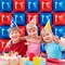 25-Piece Red & Blue Square Foil Balloon Set – Double-Sided Balloons for Wall Backdrop, Arch Kit for Birthday, Graduation, 4th of July, Independence Day, Baby Shower & Wedding Decorations